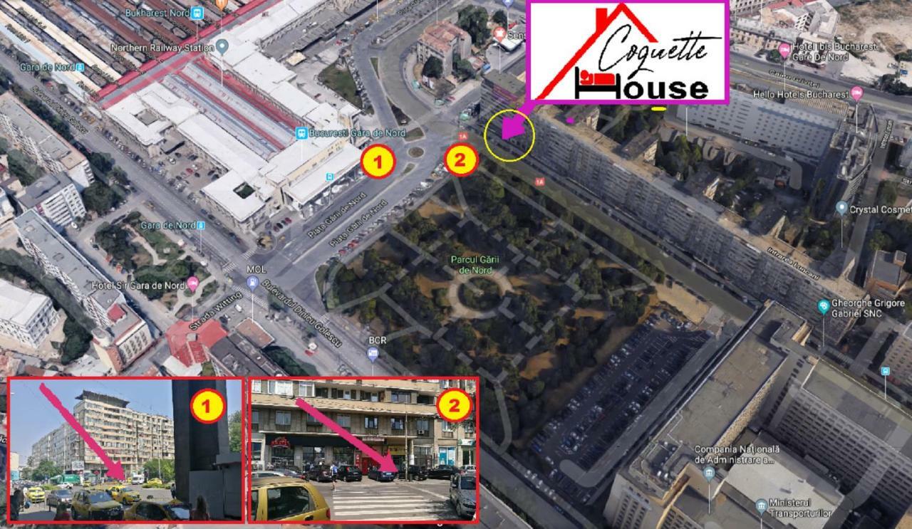 Coquettehouse Parc Gara De Nord Bucareste Exterior foto